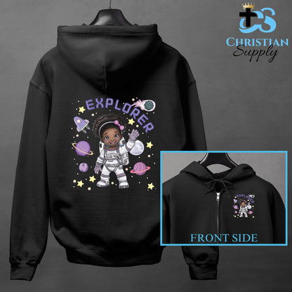 Kids Christian Girl Astronaut Explorer Apparel