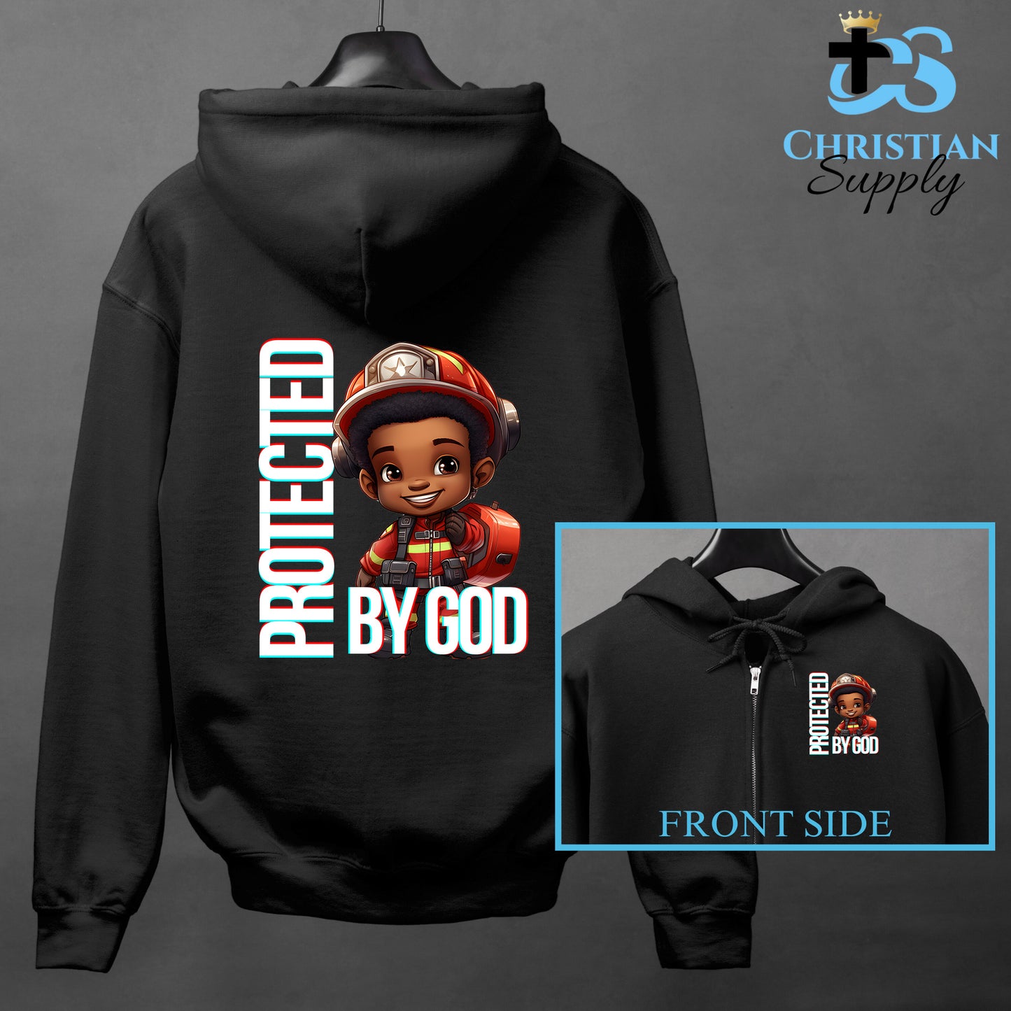 Kids Christian Firefighter Apparel