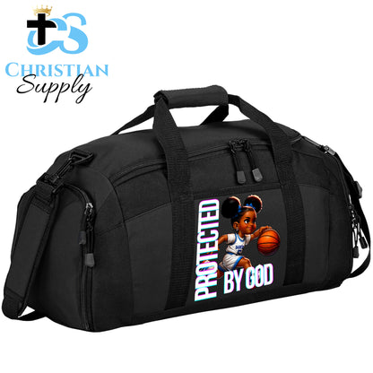 Kids Christian Basketball Player Duffel Bag