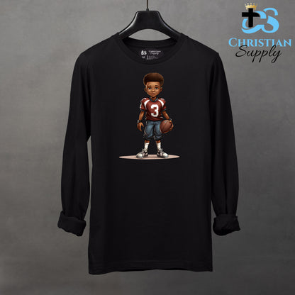 Kids Christian Football Brown Jersey 1 Apparel