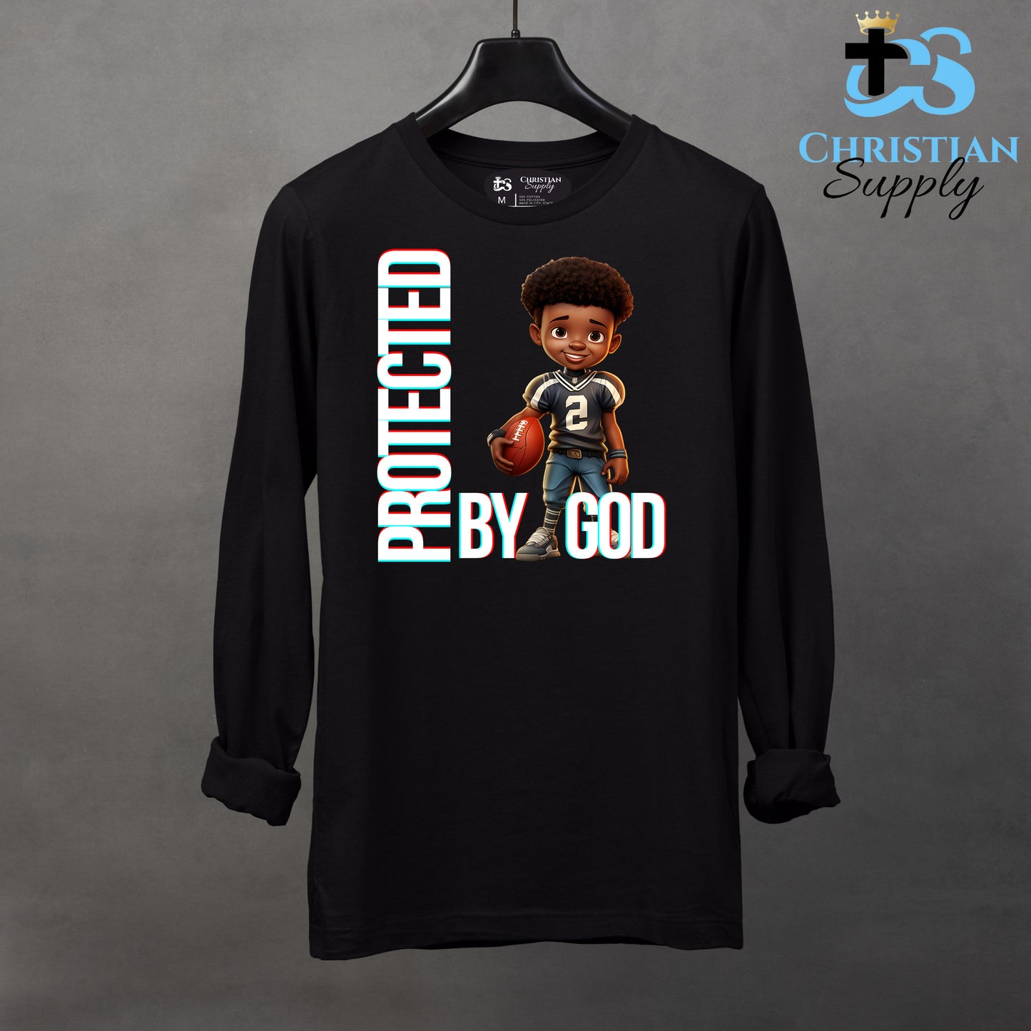 Kids Christian Football Grey Jersey 1 Apparel