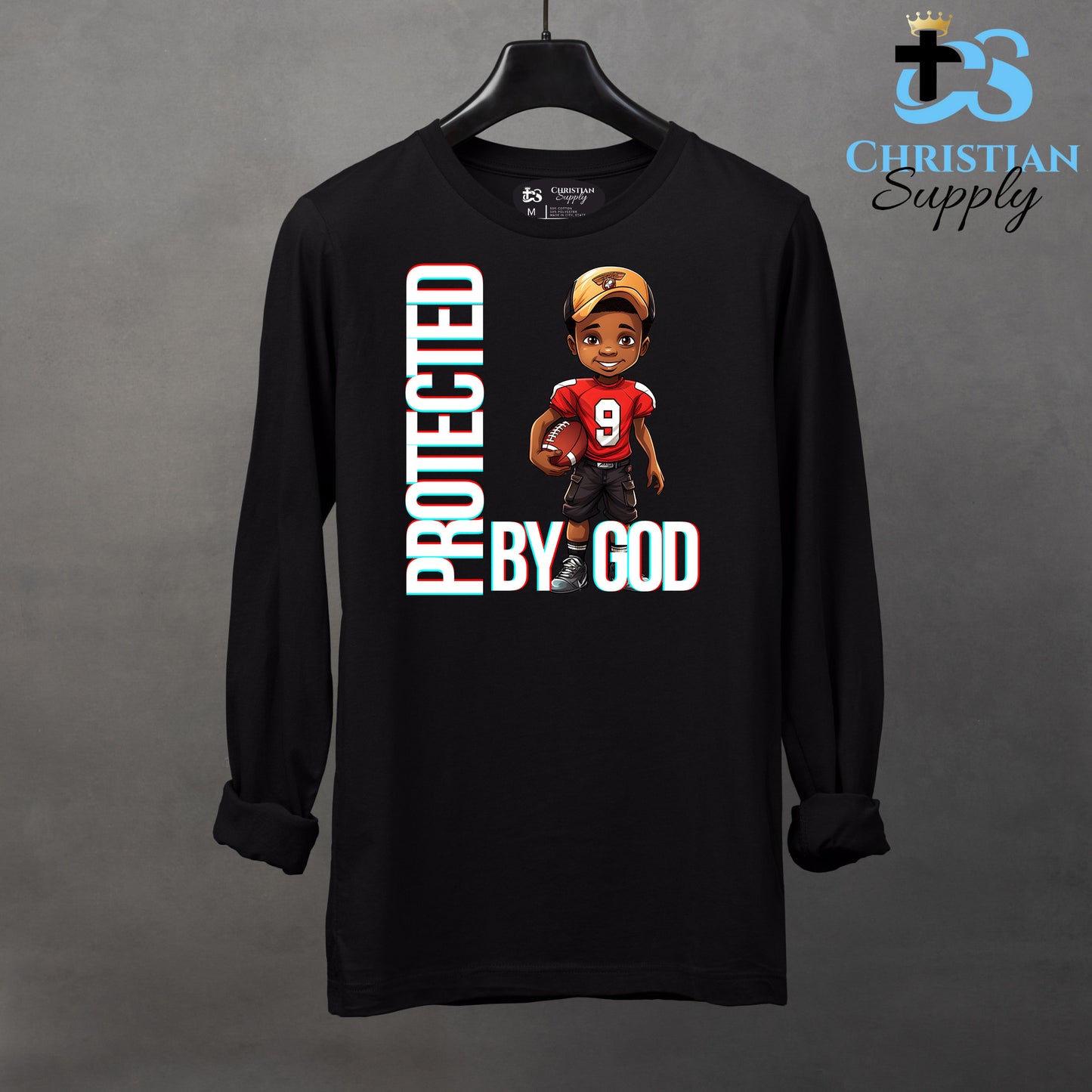 Kids Christian Football Red Jersey 2 Apparel