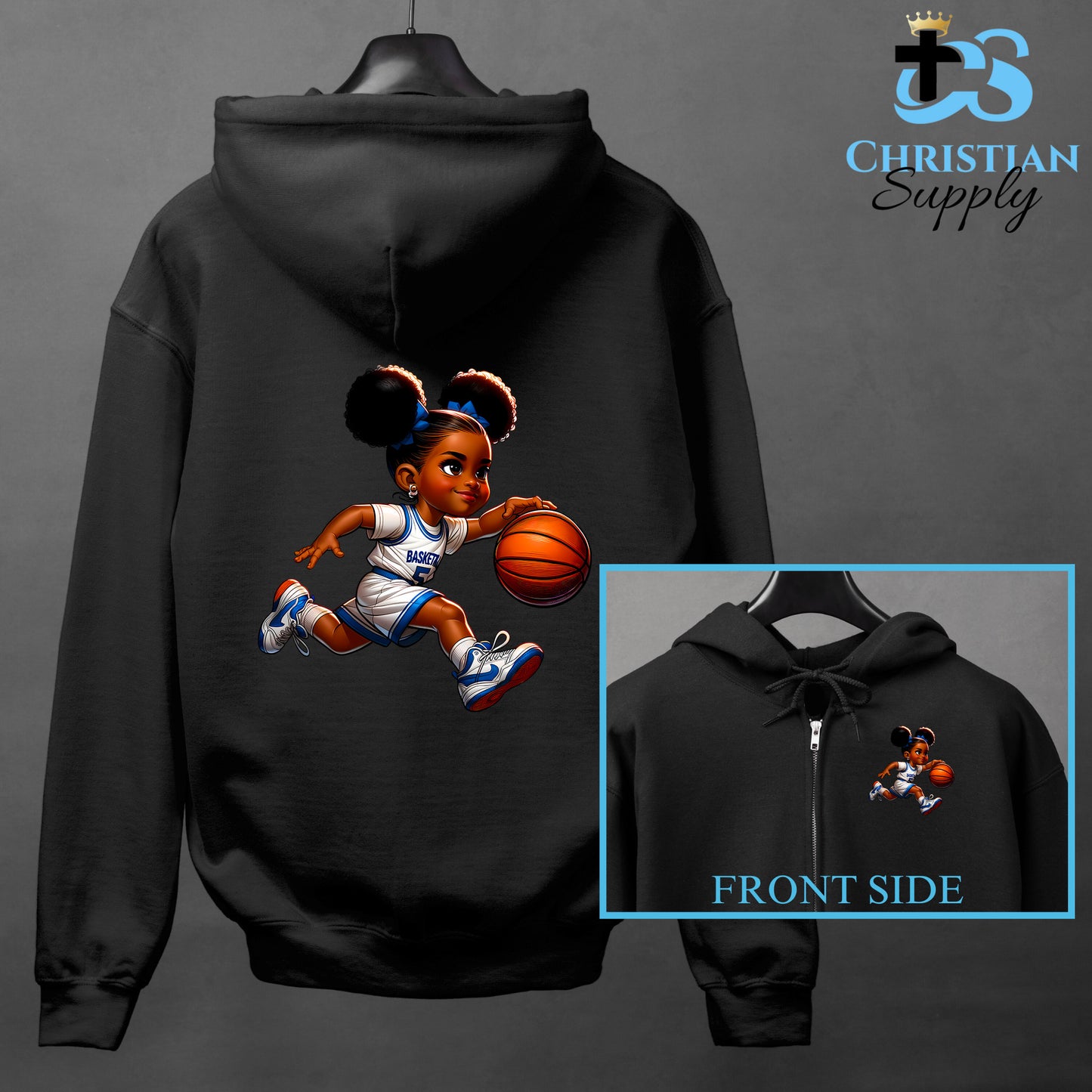 Kids Christian Basketball Player Apparel