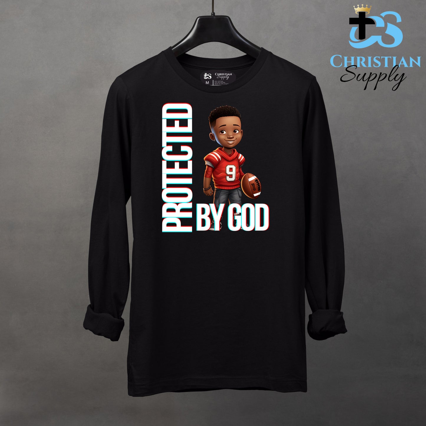 Kids Christian Football Red Jersey 1 Apparel