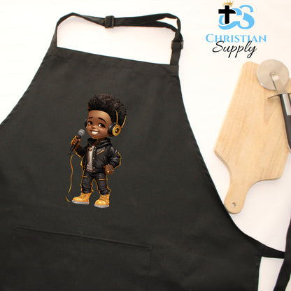 Kids Christian Boy Singer Apron