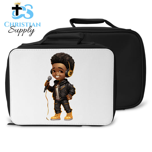 Kids Christian Boy Singer Lunch Bag