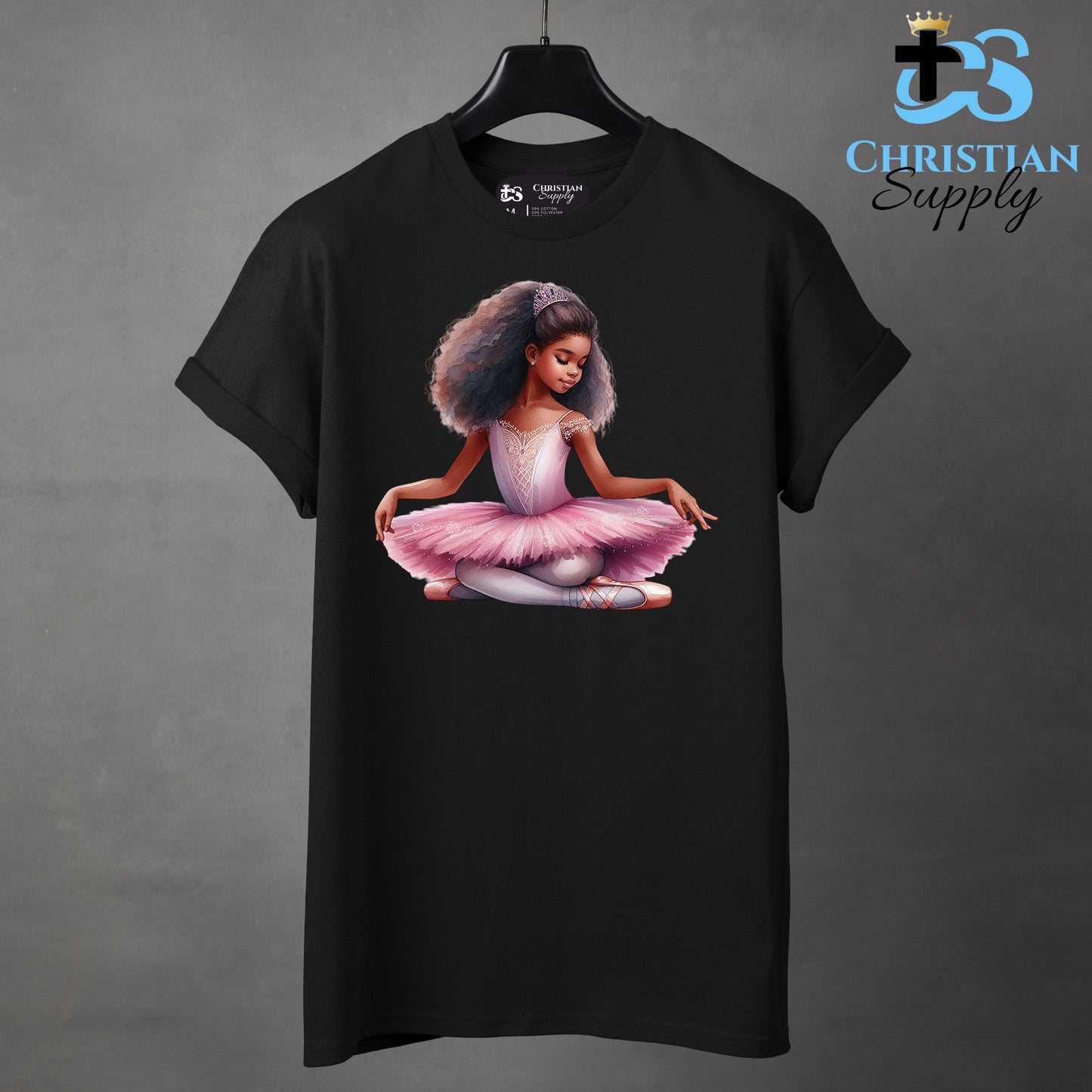 Kids Christian Ballerina Sitting Apparel