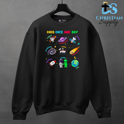 Kids Dios Dice Que Soy Space Spanish Apparel