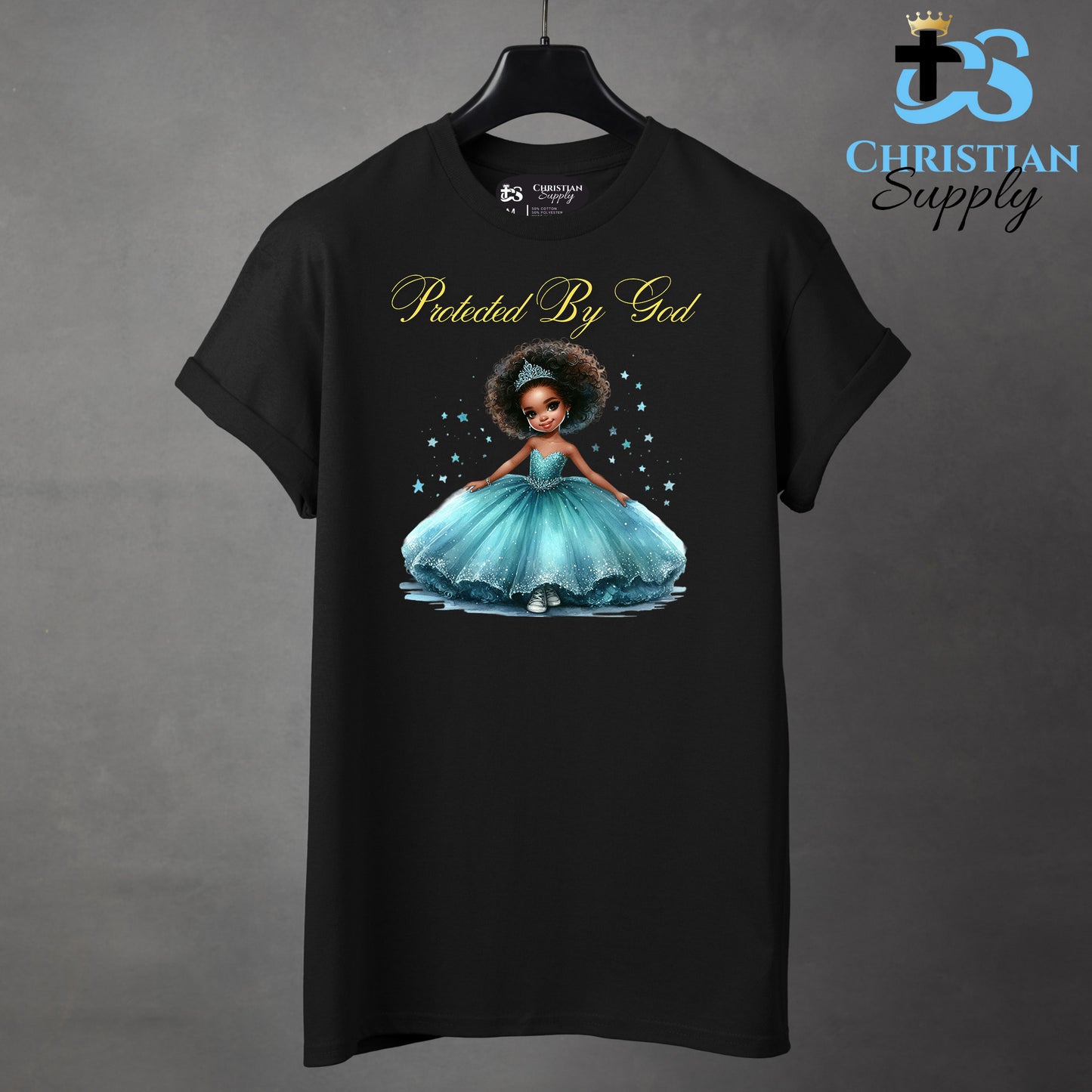 Kids Christian Princess Blue Apparel