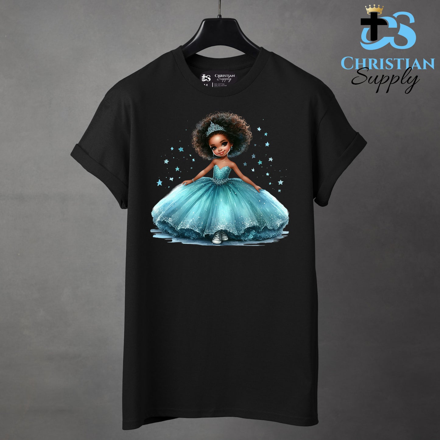 Kids Christian Princess Blue Apparel