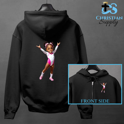 Kids Gymnastics Christian Pink Outfit Apparel