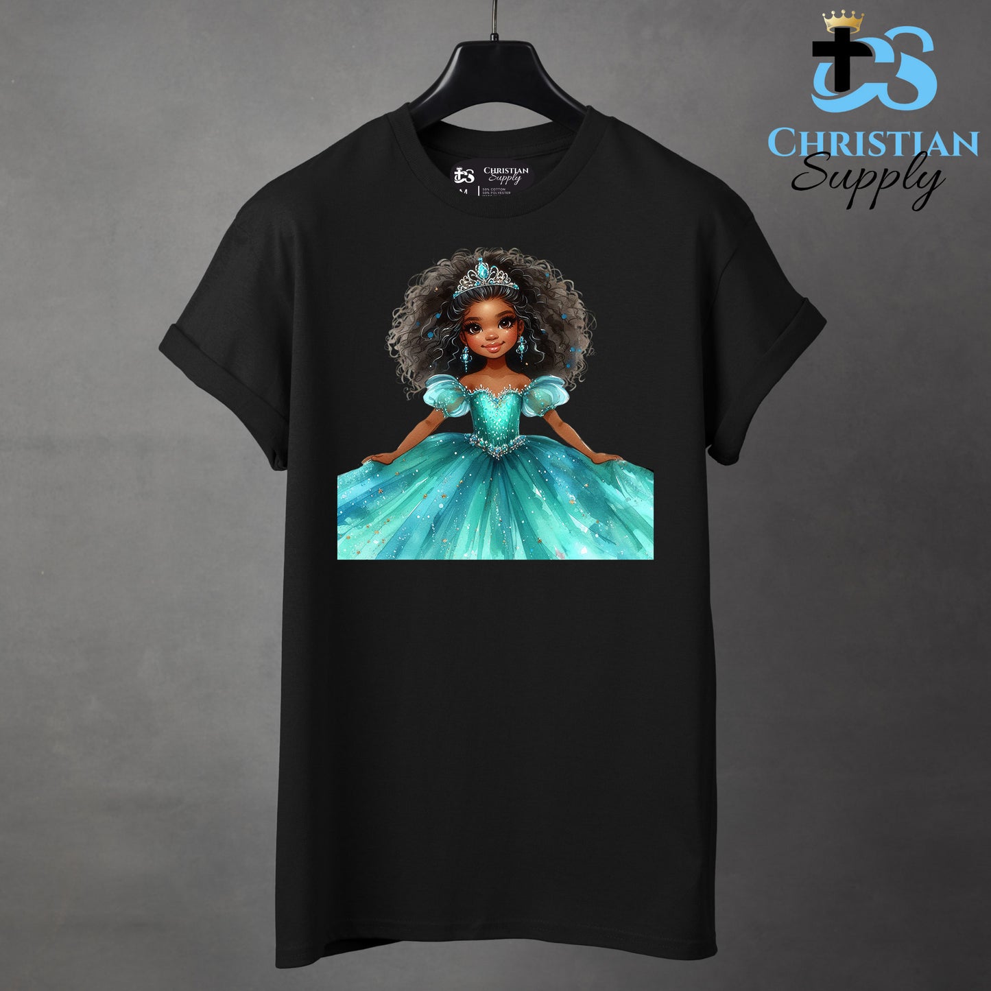 Kids Christian Princess Blue 2 Apparel