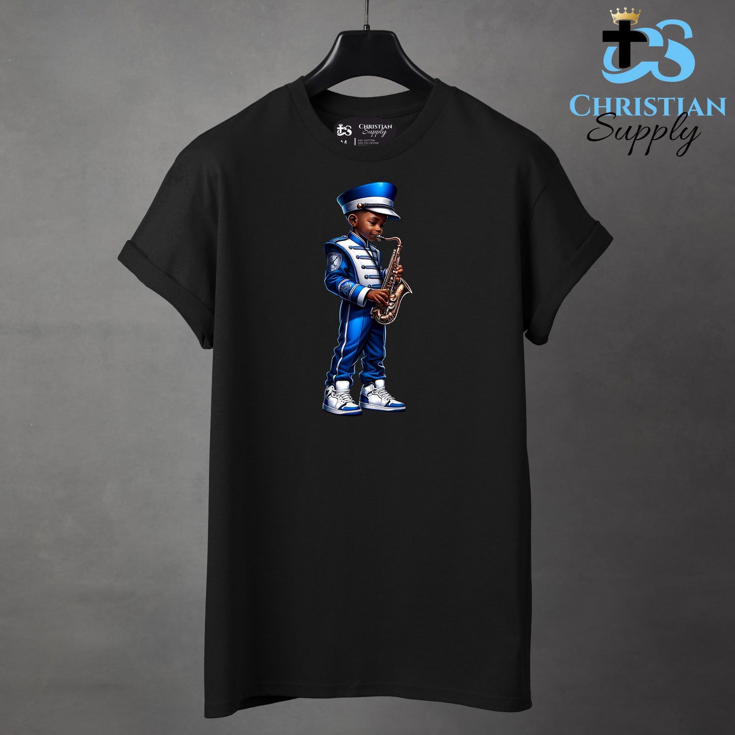 Kids Christian Marching Band Saxophone Apparel