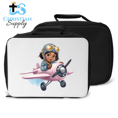 Kids Christian Girl Pilot 2 Lunch Bag