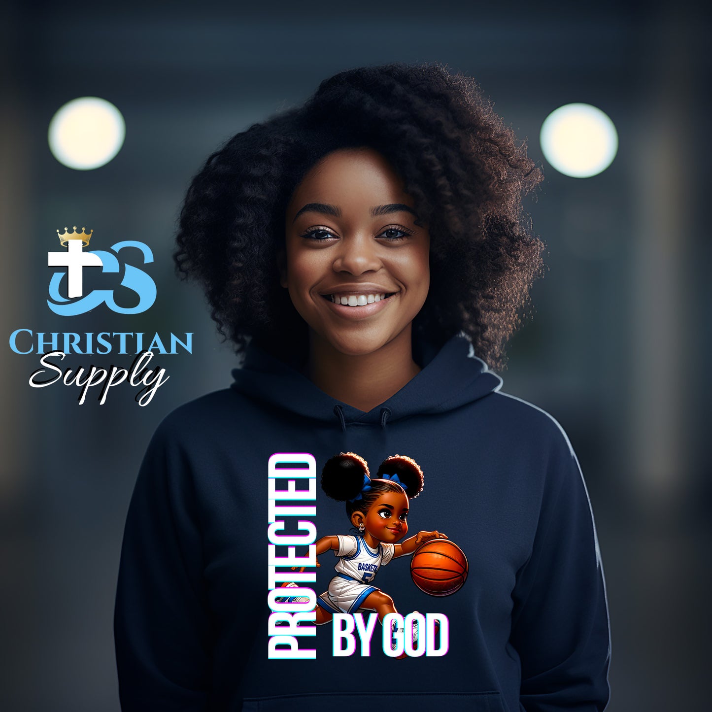 Kids Christian Basketball Player Apparel