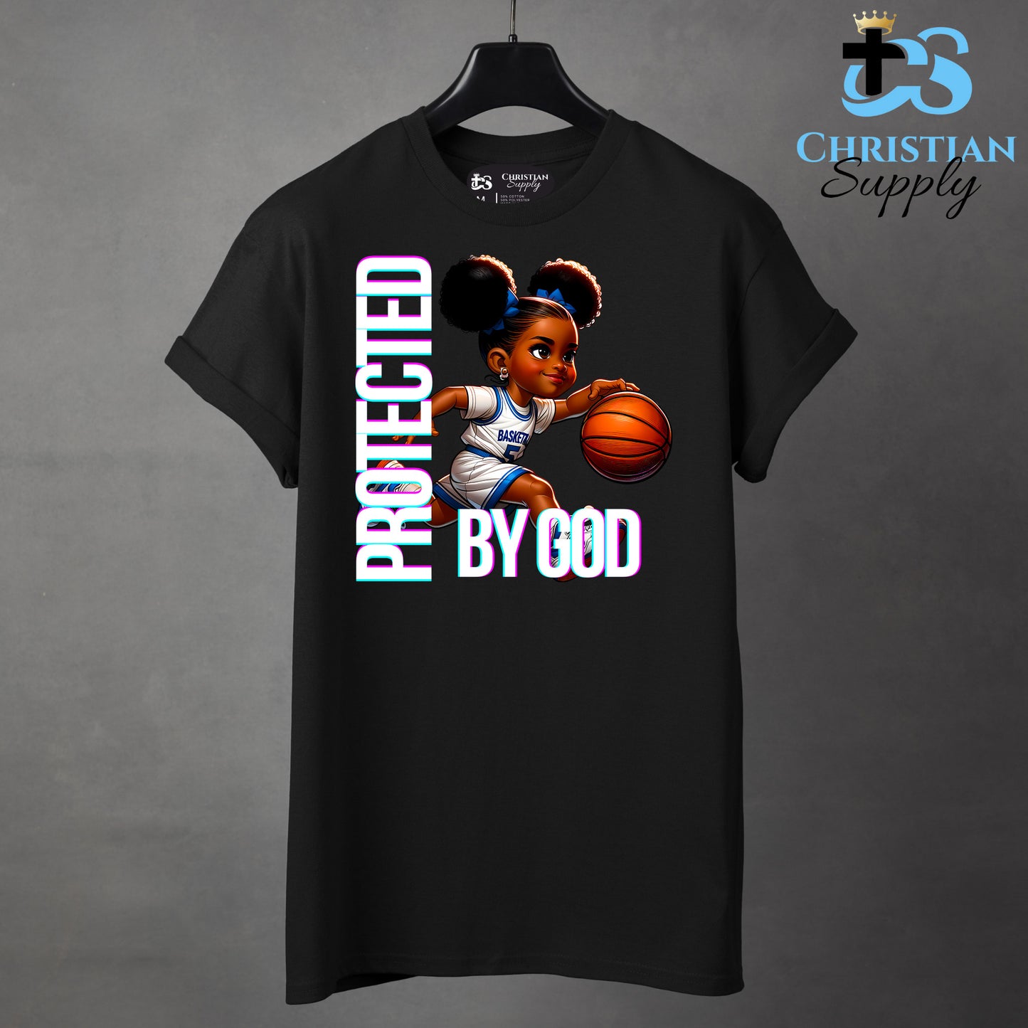 Kids Christian Basketball Player Apparel