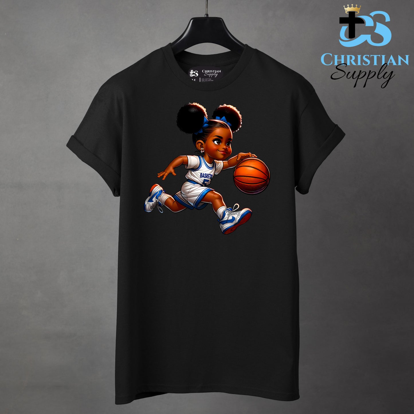 Kids Christian Basketball Player Apparel