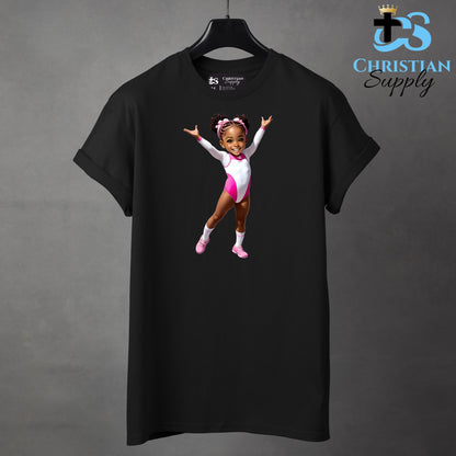 Kids Gymnastics Christian Pink Outfit Apparel