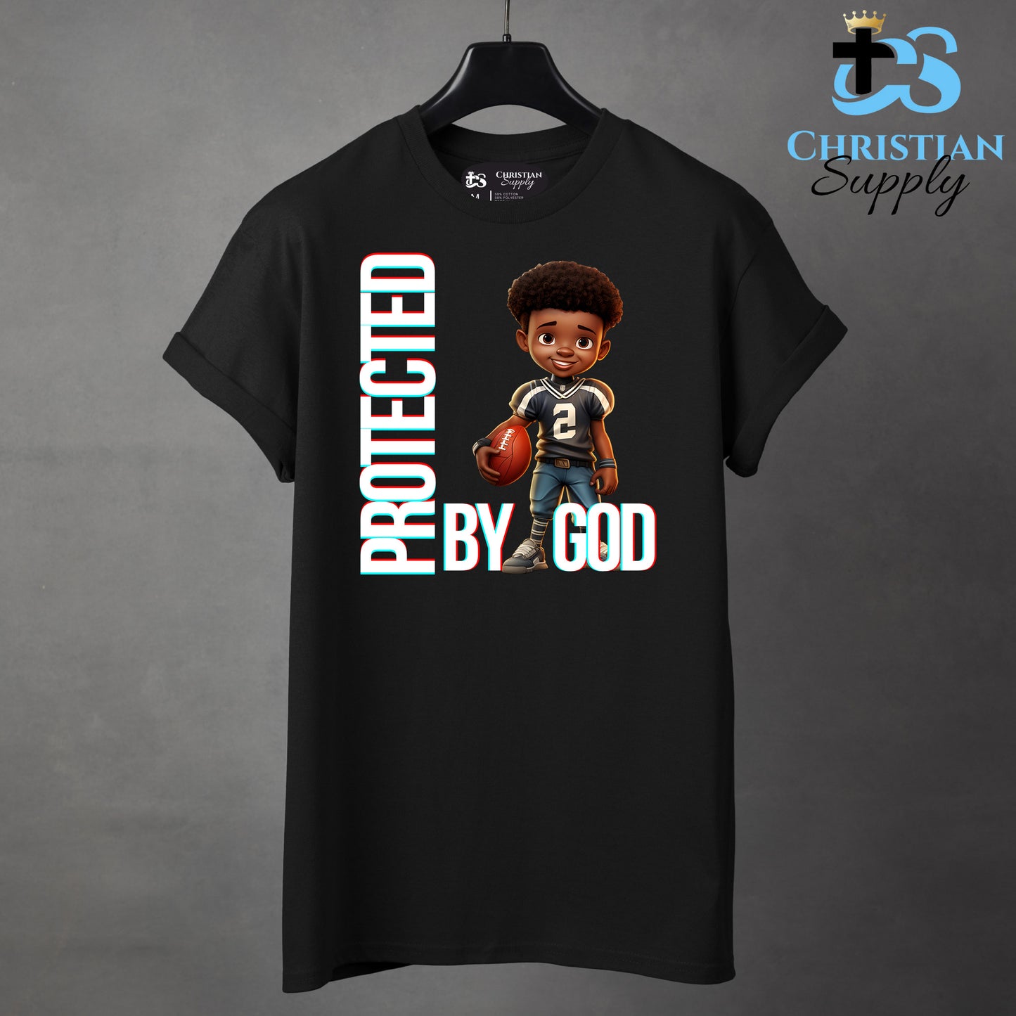 Kids Christian Football Grey Jersey 1 Apparel