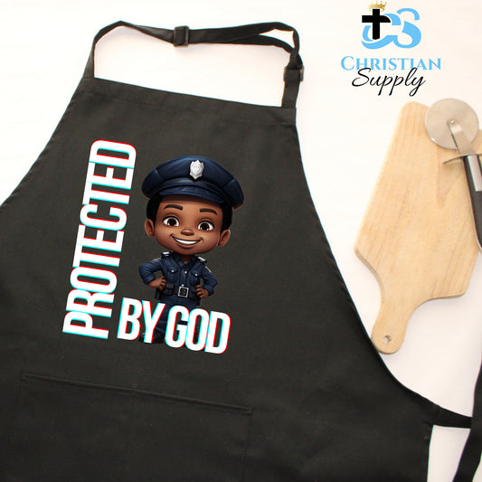 Kids Christian Police Apron