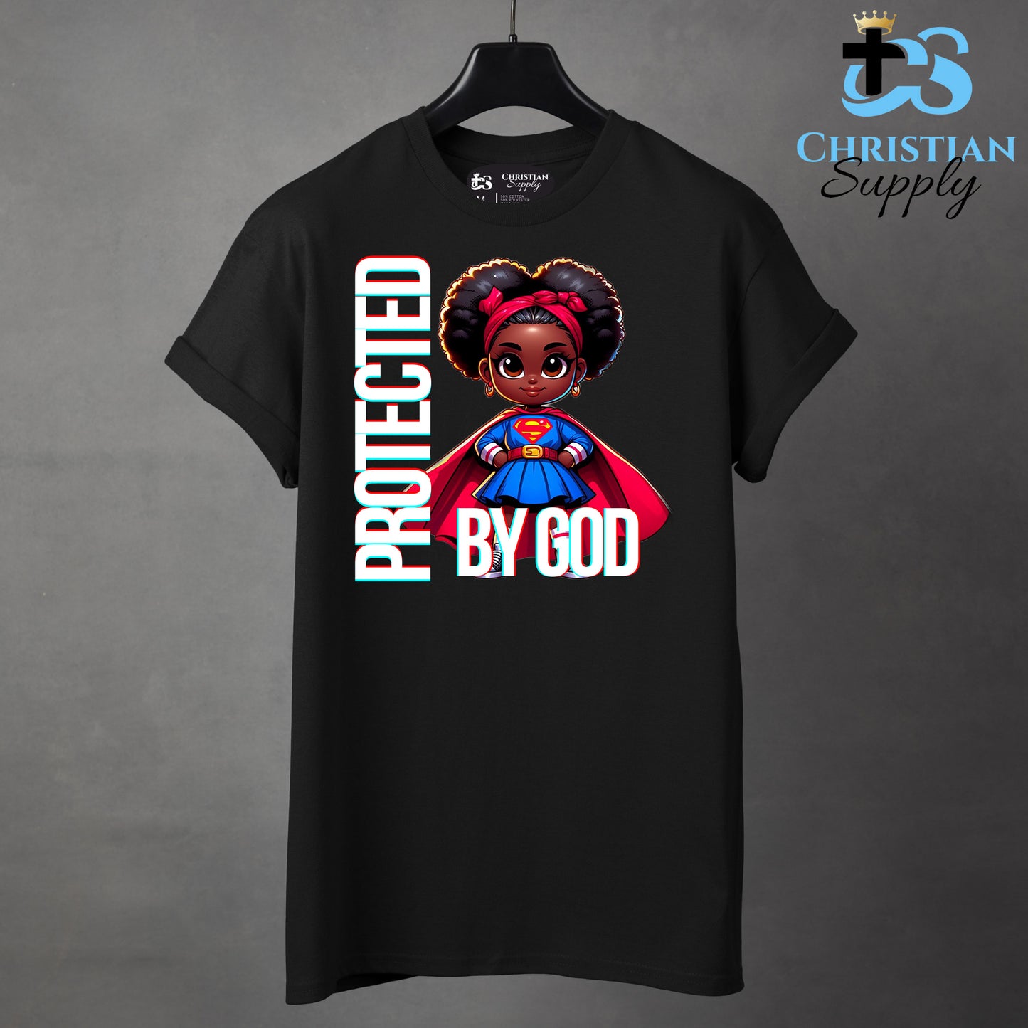 Kids Christian Super Girl Red Outfit Apparel