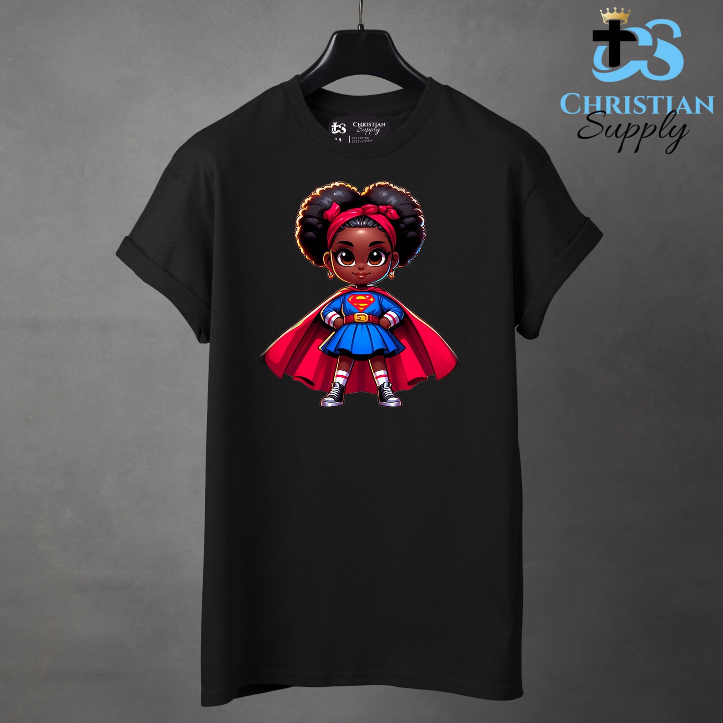 Kids Christian Super Girl Red Outfit Apparel