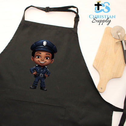 Kids Christian Police Apron