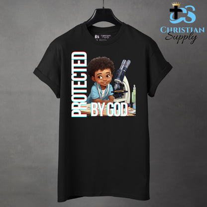 Kids Christian Scientist with Microscope 3 Apparel