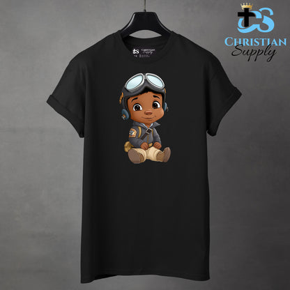 Kids Christian Boy Pilot 4 Apparel