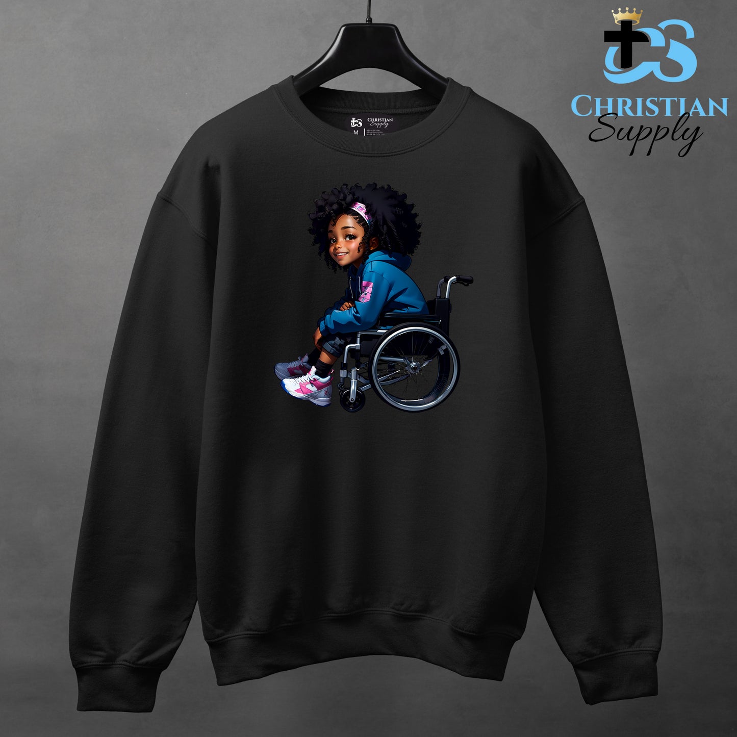 Kids Christian Girl in Wheelchair 1 Apparel