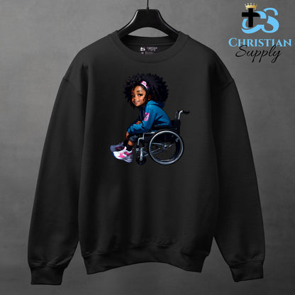 Kids Christian Girl in Wheelchair 1 Apparel