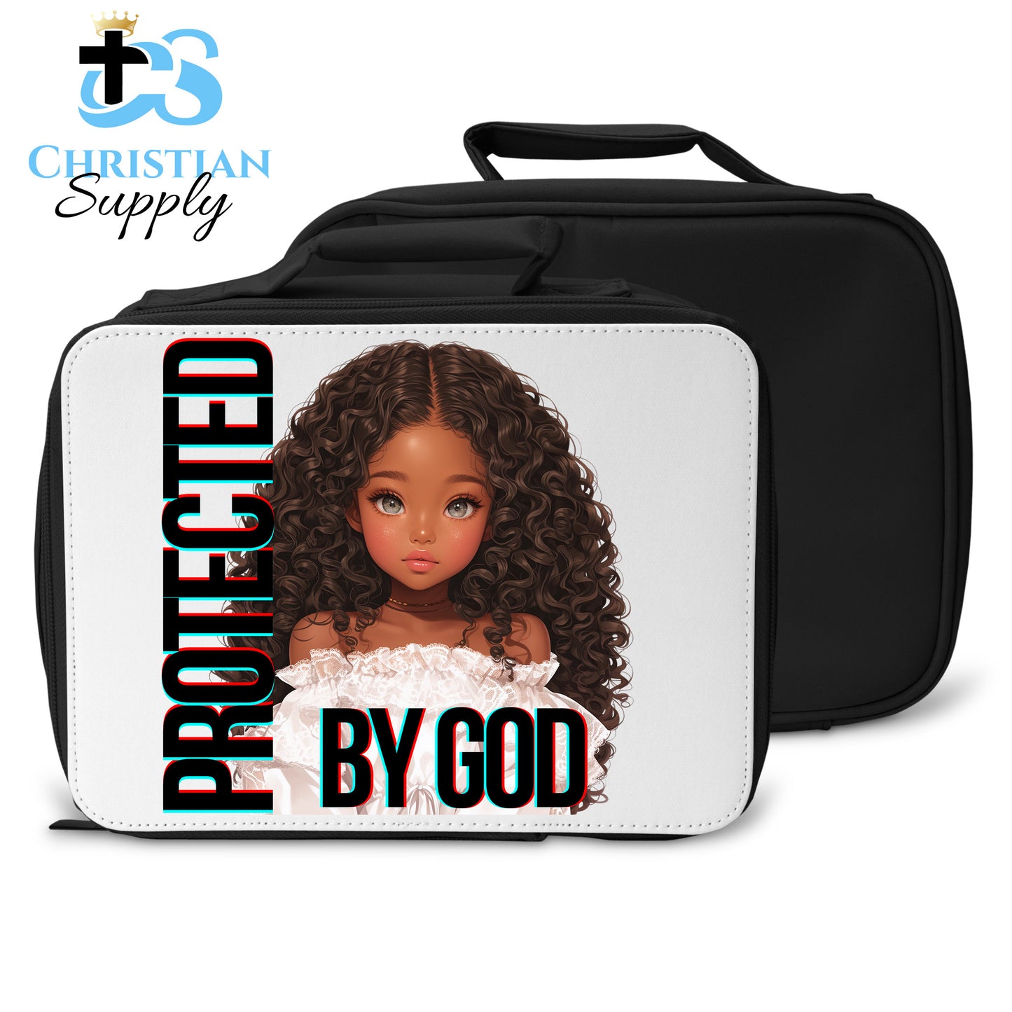 Kids Christian Pretty Girl 2 Lunch Bag