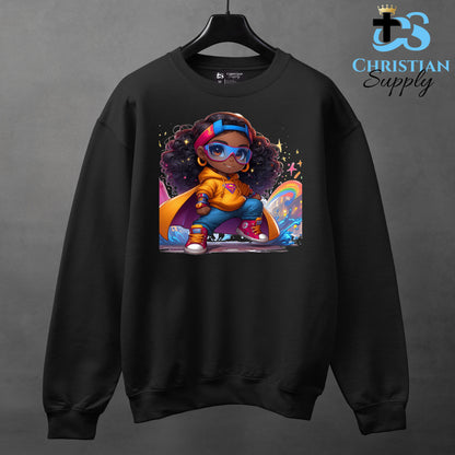 Kids Artist Christian Superhero Girl Apparel