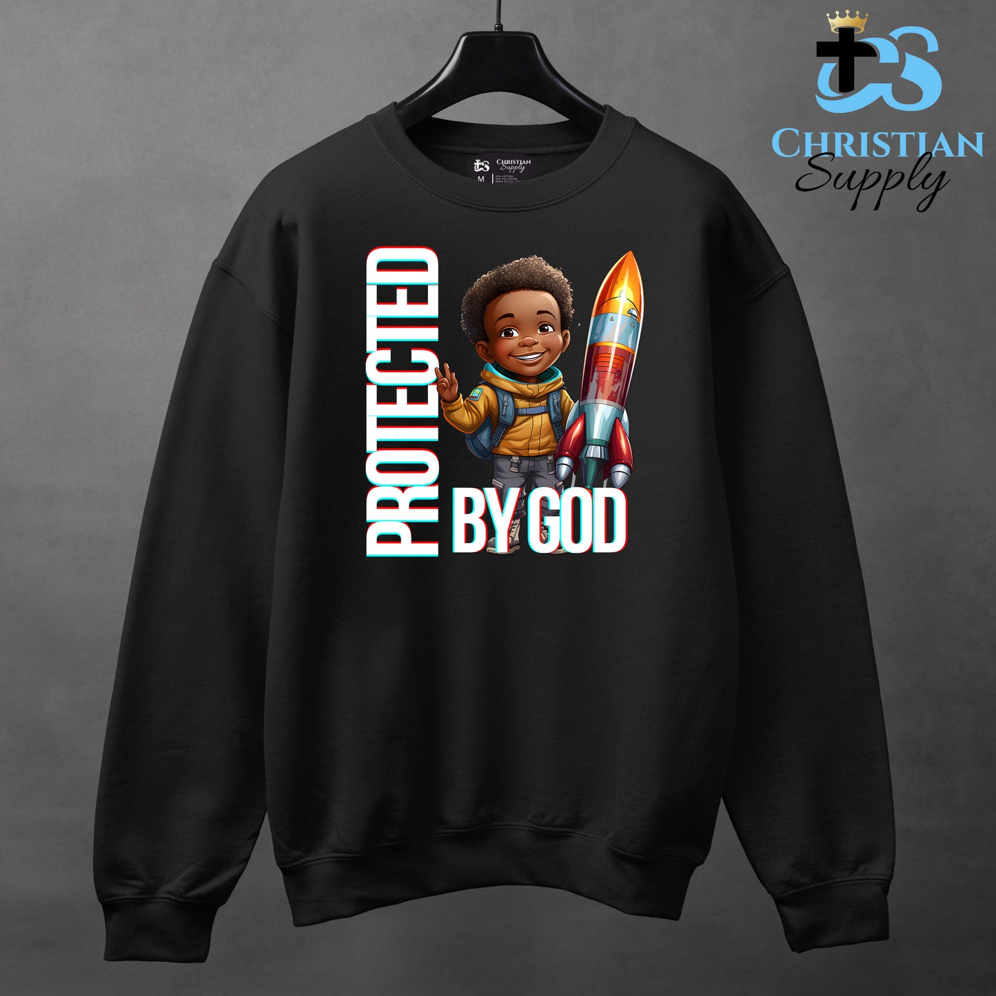 Kids Christian Boy with Rocket Science Apparel