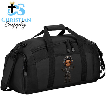 Kids Christian Boy Pilot 5 Duffel Bag