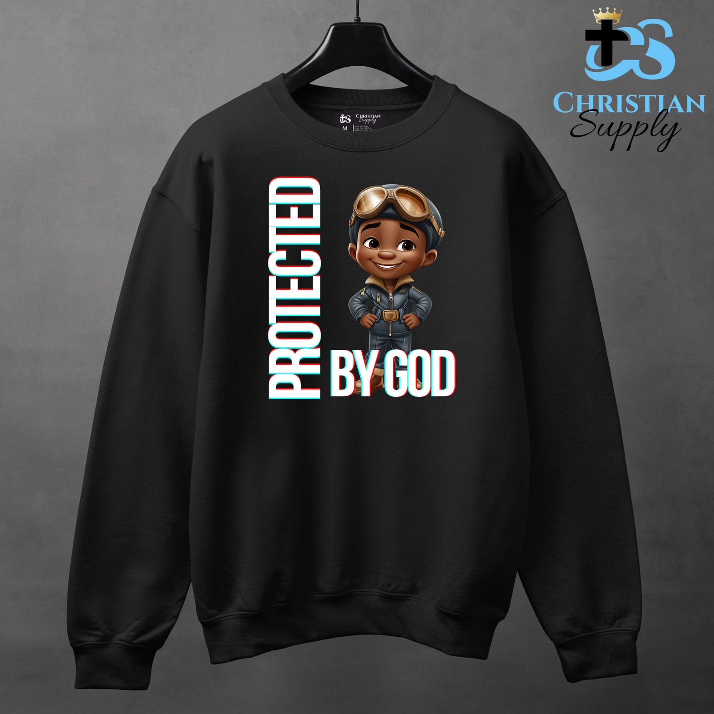 Kids Christian Boy Pilot 3 Apparel