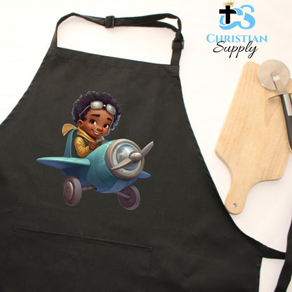 Kids Christian Boy Pilot 2 Apron