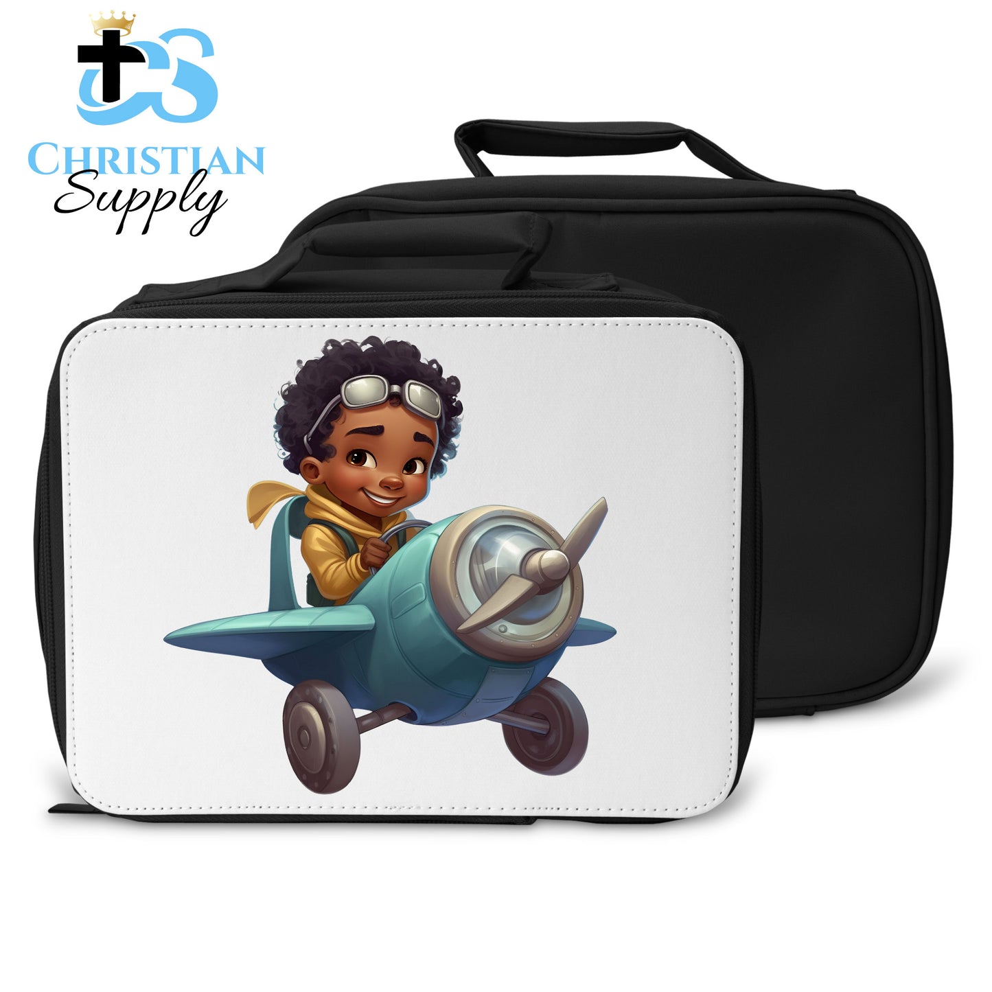 Kids Christian Boy Pilot 2 Lunch Bag