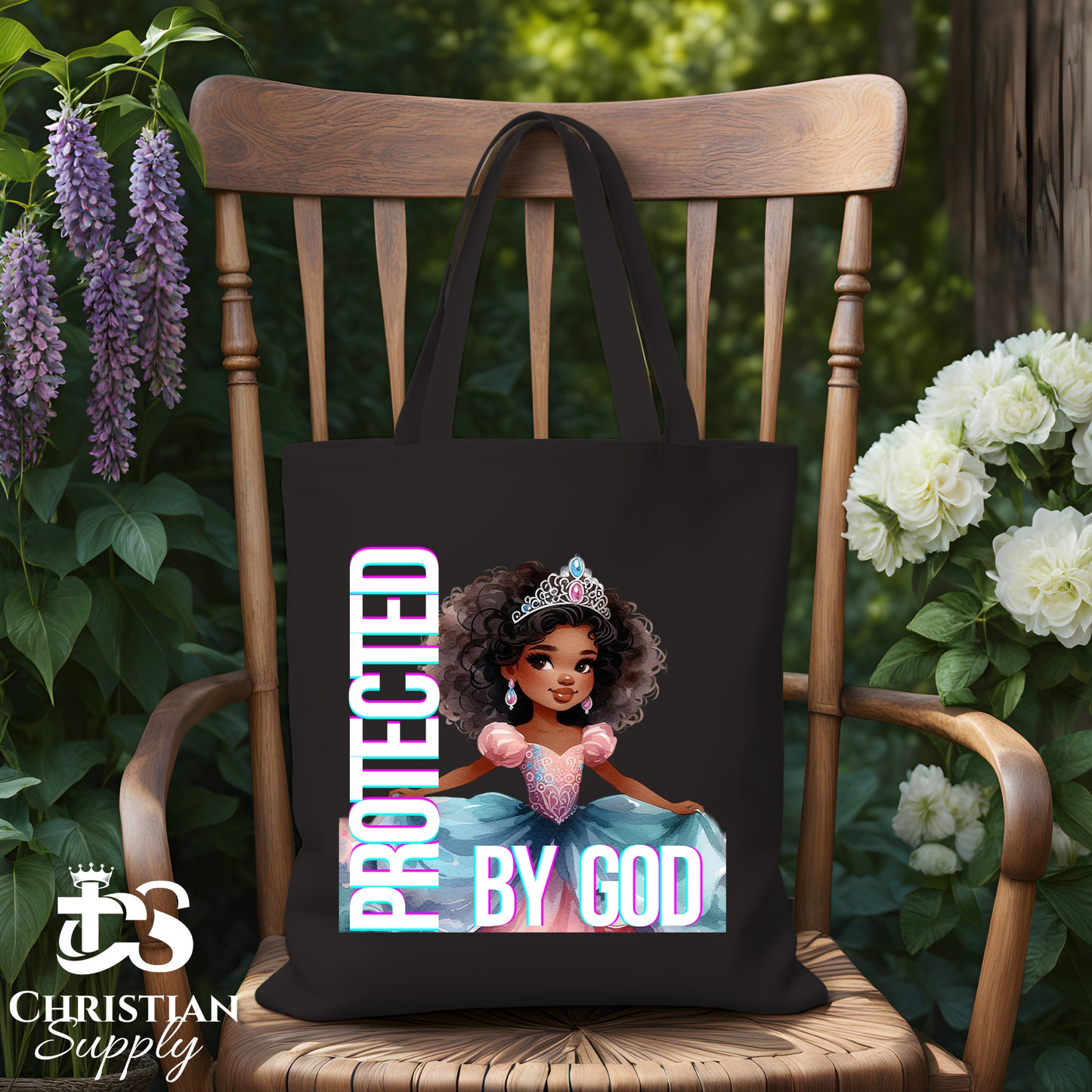 Kids Christian Princess 3 Tote Bag