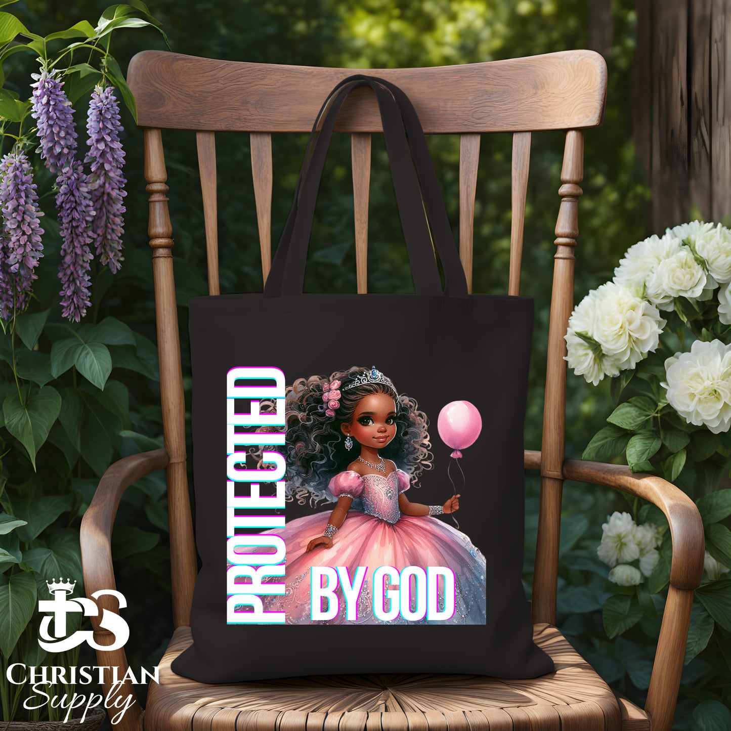 Kids Christian Princess Pink Tote Bag