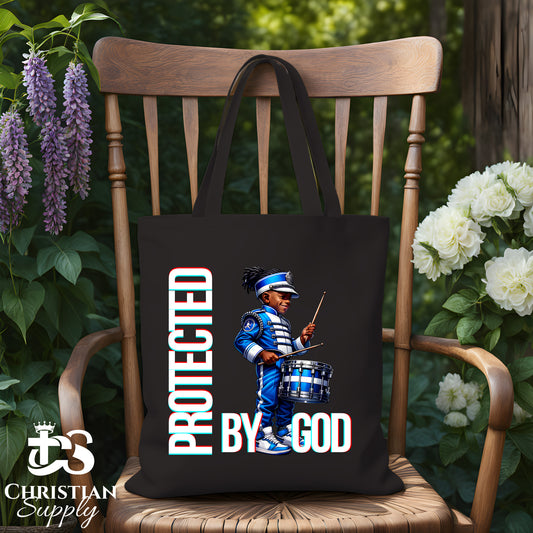 Kids Christian Marching Band Drum Tote Bag