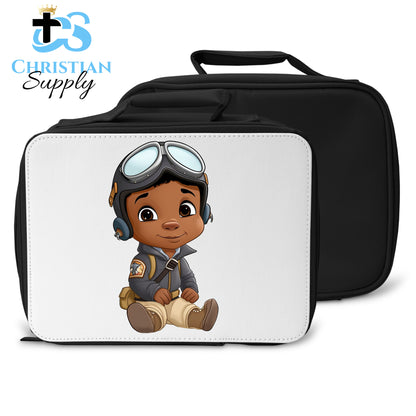 Kids Christian Boy Pilot 4 Lunch Bag