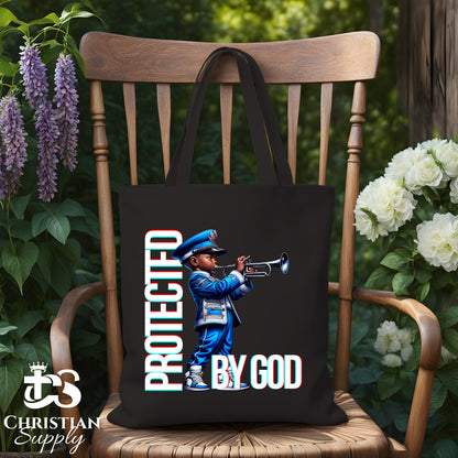 Kids Christian Marching Band Trumpet Tote Bag