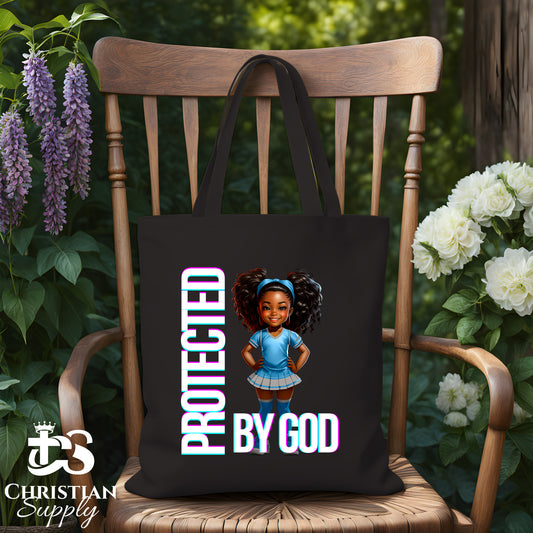 Kids Christian Cheerleader 2 Tote Bag