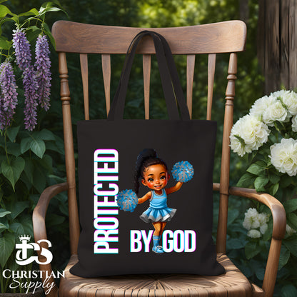 Kids Christian Cheerleader 3 Tote Bag