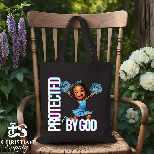 Kids Christian Cheerleader 4 Tote Bag