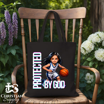 Kids Christian Basketball Player 2 Tote Bag