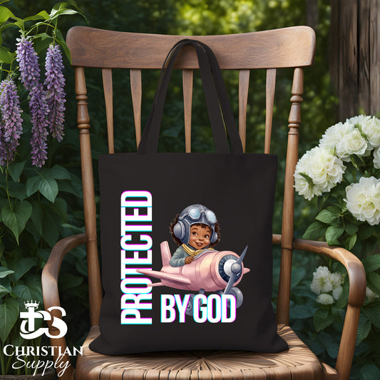 Kids Christian Girl Pilot 1 Tote Bag