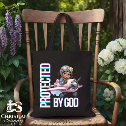 Kids Christian Girl Pilot 2 Tote Bag