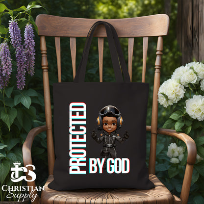 Kids Christian Boy Pilot 5 Tote Bag